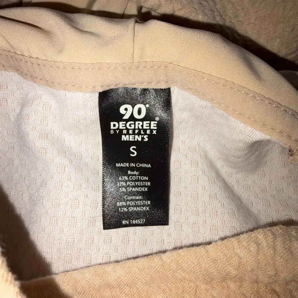 SET Mens 90 Degree by Reflex Matching Hoodie + Jogger Sweatsuit Size S and M - Picture 3 of 7